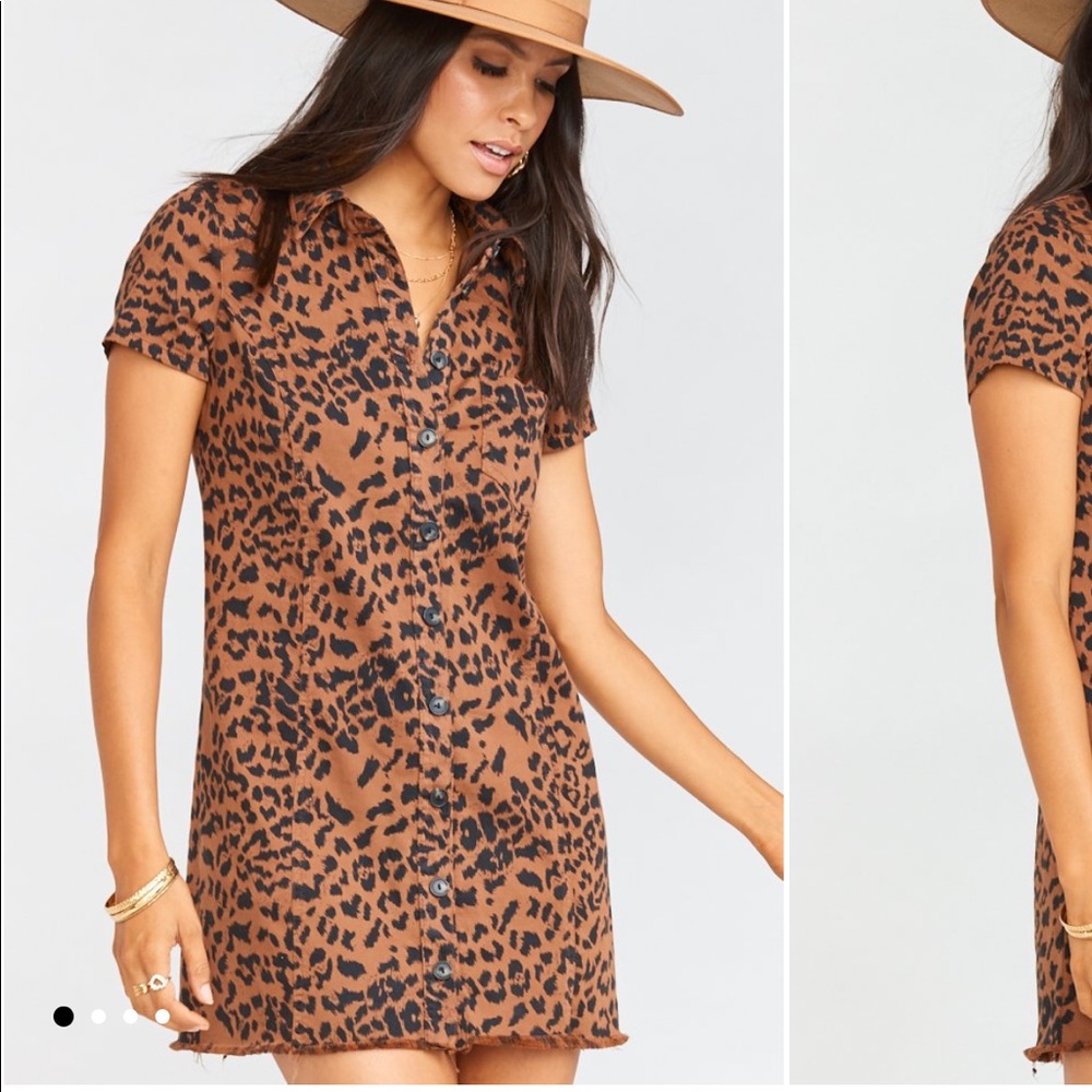 Show Me Your Mumu Leopard Mini Dress